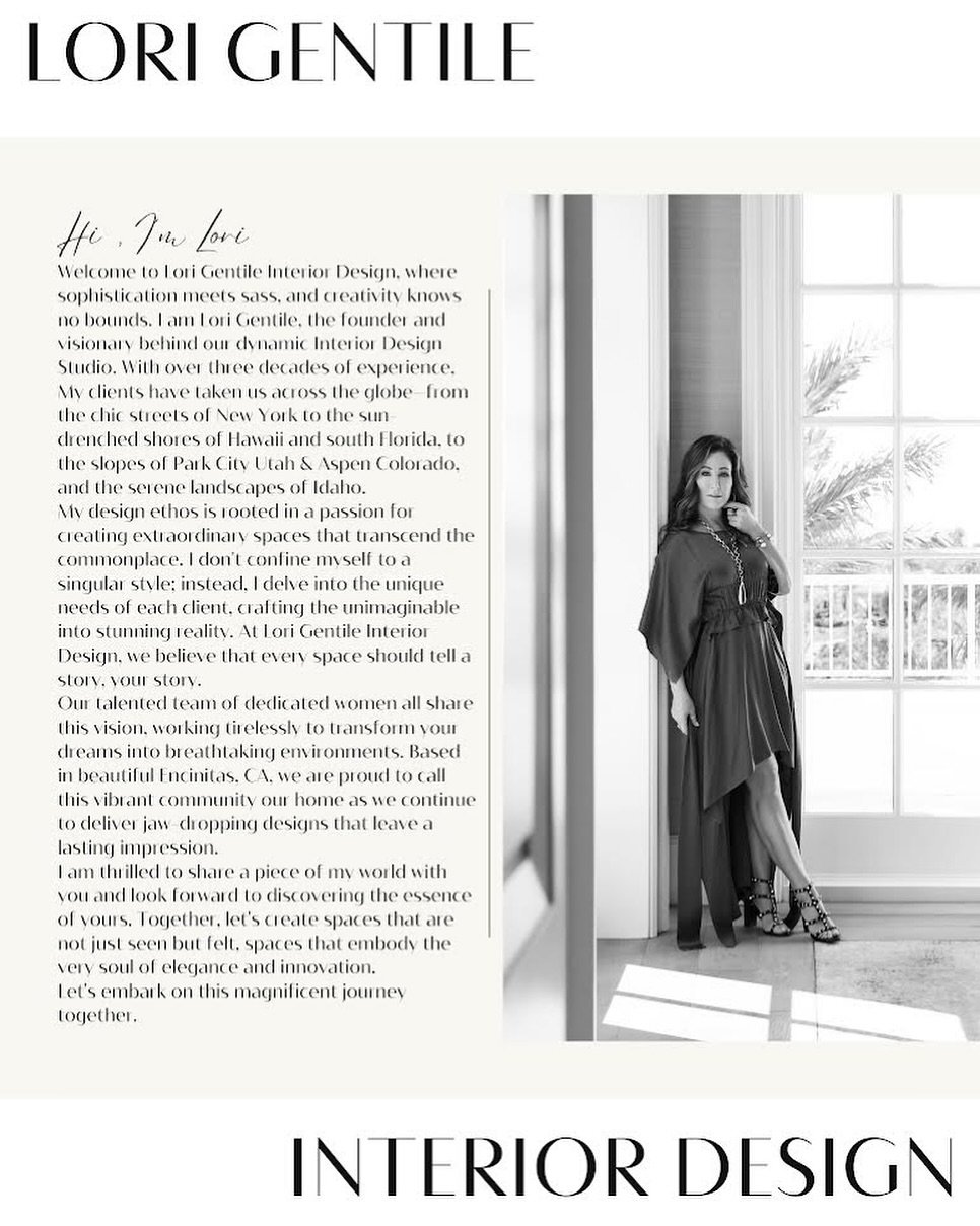 Get to know Lori Gentile of Lori Gentile Interior Design Studio
&bull;
&bull;
&bull;
#interiordesign&nbsp;#interiordesigner&nbsp;#interiordesignpresentation&nbsp;#interiordesign&nbsp;#design&nbsp;#homedecor&nbsp;#interiors&nbsp;#interior&nbsp;#decor&